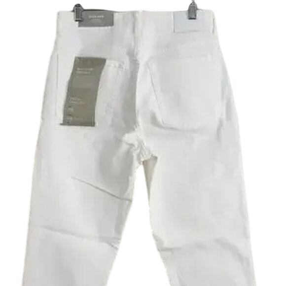 NWT Everlane The Curvy Cheeky Stretch Jean High Rise Straight Leg 28 / 6 Ecru - Picture 9 of 14